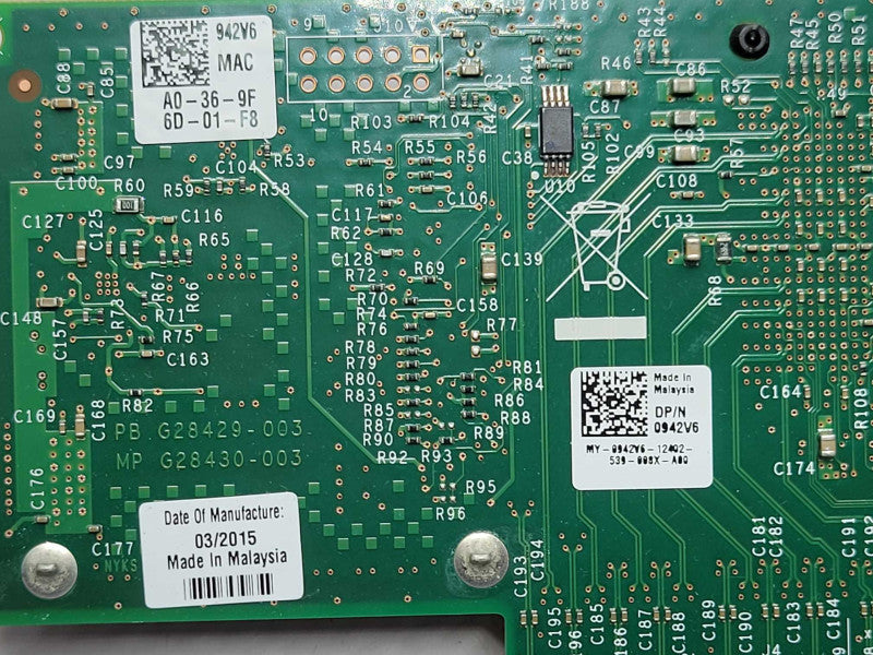 DELL Intel X520-DA2 X520 10Gb SFP+ Network Adapter 0942V6, LP Q_