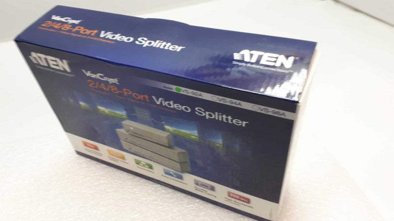 VanCryst Aten Technologies VS92A VGA Switchbox, 2 Port Video Splitter &