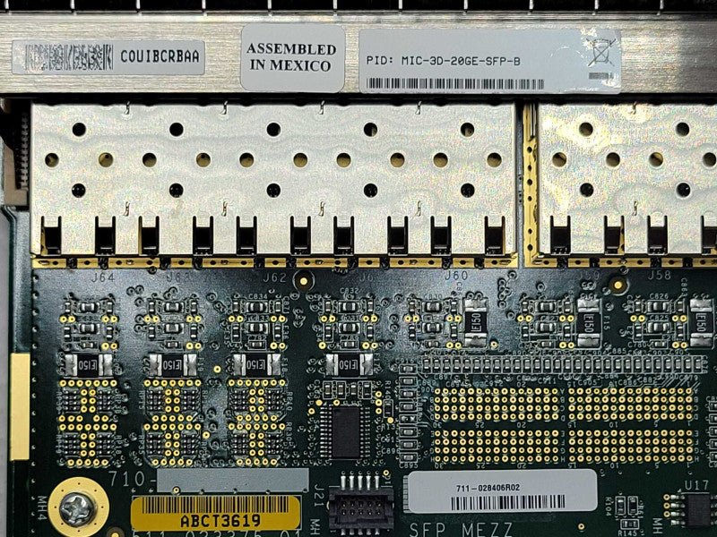 Juniper MIC-3D-20GE-SFP-B Enhanced 20x 1GE SFP Ports Module For MX Series _