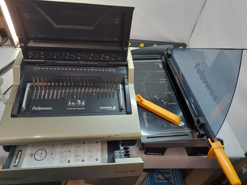 Fellowes Stellar Cutting Blade Comb Binding Machine  GalaxyE 500  CRC 52183