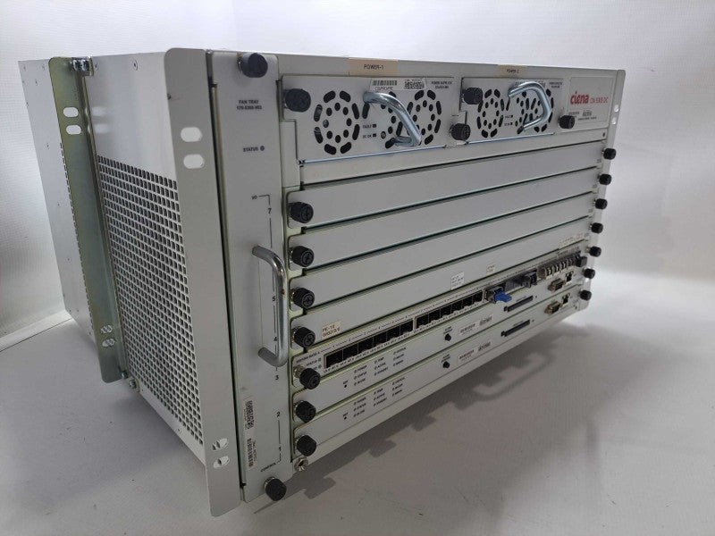 Ciena CN 5305 DC Chassis w/ 3x Modules- (2x Control, 1x 24 Port Gigabit SFP) )