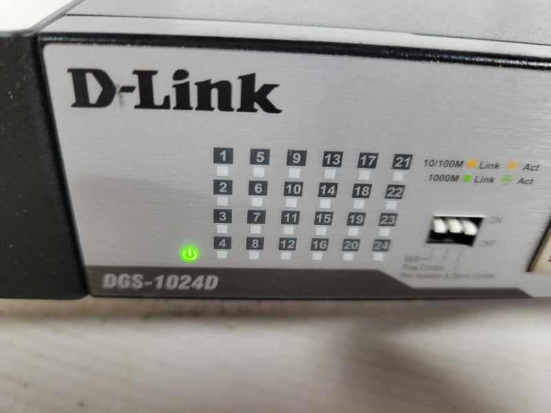 D-Link DGS-1024D 24 Port 10/100/1000 Gigabit Ethernet Switch !