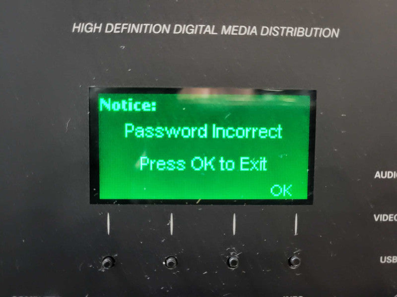 Crestron DM-MD32X32 DigitalMedia Matrix Switcher READ $