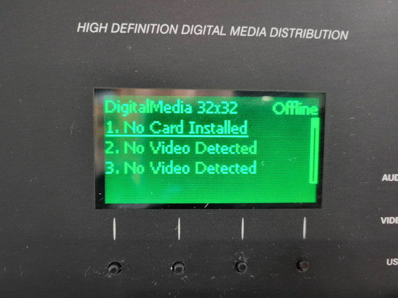 Crestron DM-MD32X32 DigitalMedia Matrix Switcher READ $