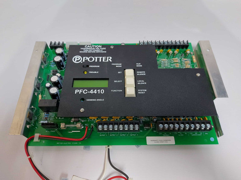 potter pfc-4410 Control Panel  #