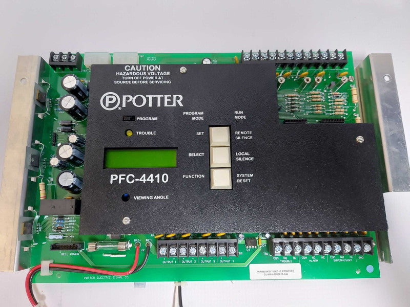 potter pfc-4410 Control Panel  #