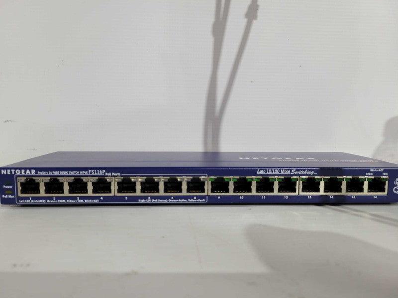 NETGEAR ProSafe 16 Port Gigabit Ethernet Switch GS116 Q!