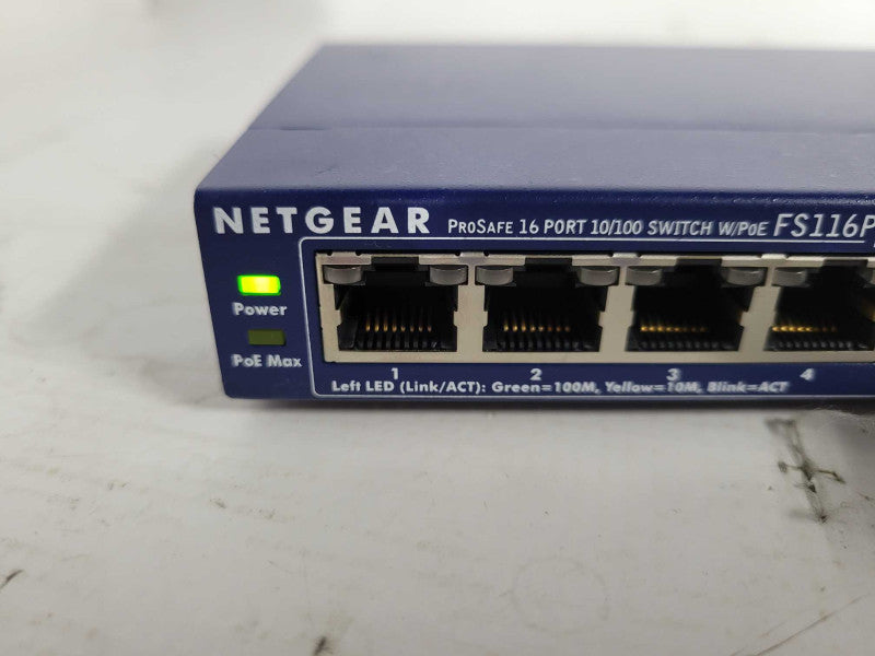 NETGEAR ProSafe 16 Port Gigabit Ethernet Switch GS116 Q!