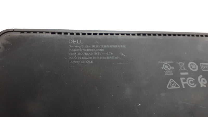 Dell Universal Dock D6000 USB-C USB 3.0 Triple 4K (via USB-C) 4K Q&