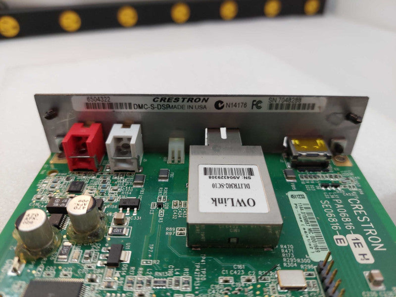 Crestron A/V Card Inserts Model: DMC-S-DSP Q