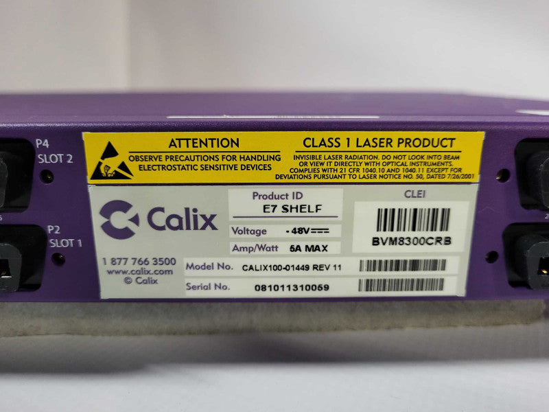Calix E7 100-01449-REV-11 Enterprise Router READ $