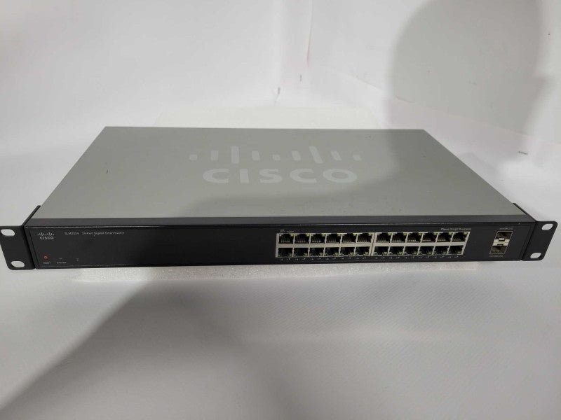 Cisco Small Business SLM2024 24-Port Gigabit Smart Ethernet Network Switch !