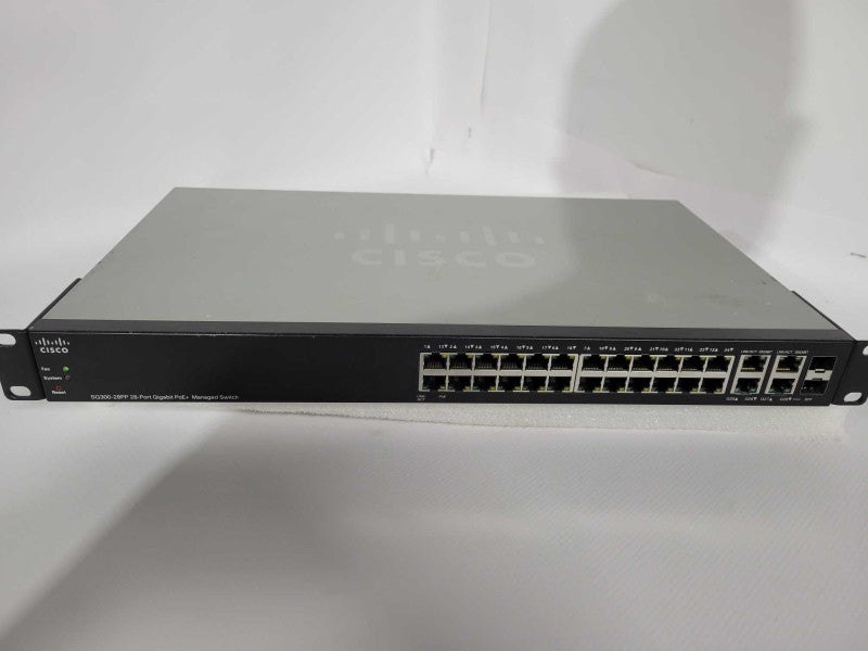 Cisco SG300-28PP 28-Port Gigabit PoE+ Managed Switch !