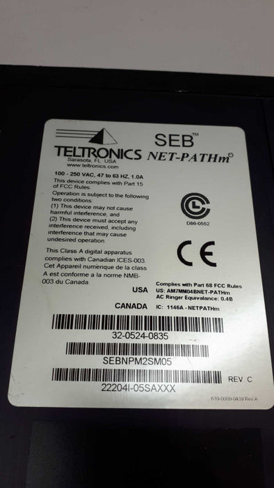 Teltronics NET-PATHm SEB Crytical Service Management &