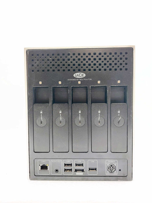 LaCie 5Big Network 2 5 Bay Network Storage NO HDD  (AS IS) Q: