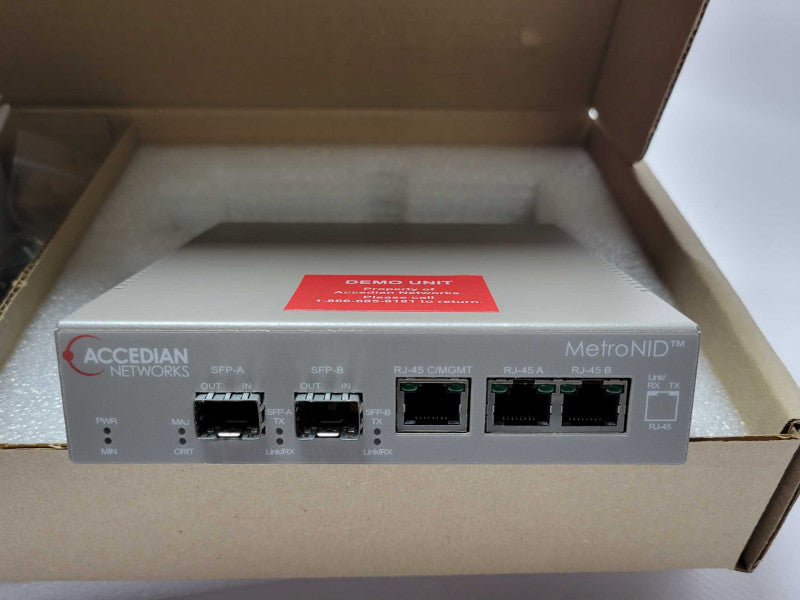ACCEDIAN NETWORKS 501-017-05 AMN-1000-TE-R METRONID ENHANCED MULTI-FLOW SEE _