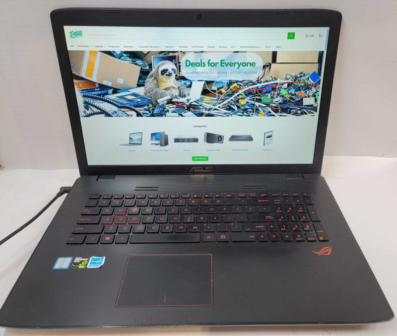 ASUS ROG GL752V i7-6700HQ, 32GB DDR4, 2GB GeForce GTX, 1TB HDD Î²