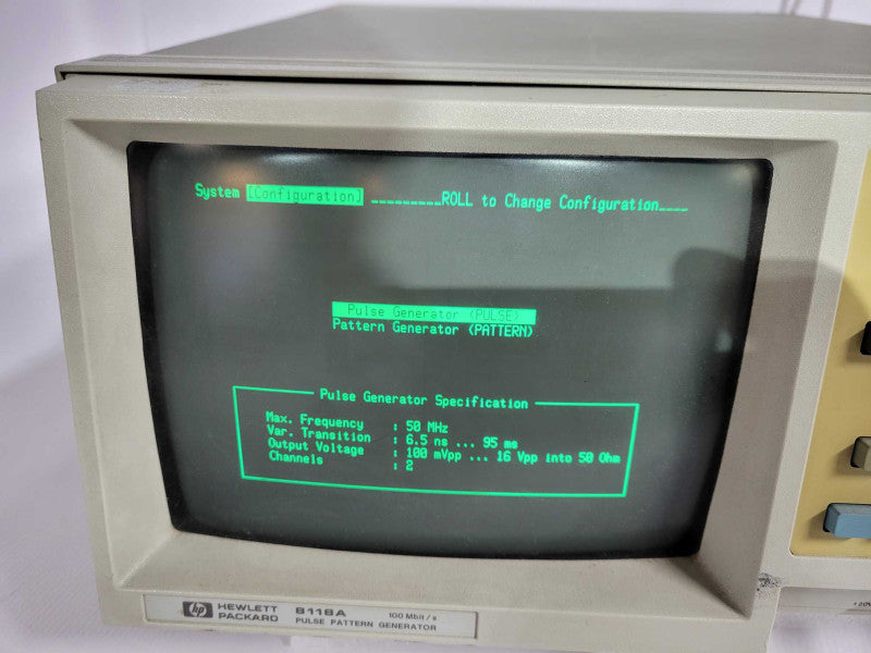 HP-Agilent-Keysight 8118A Pulse Pattern Generator 100Mbit/s !