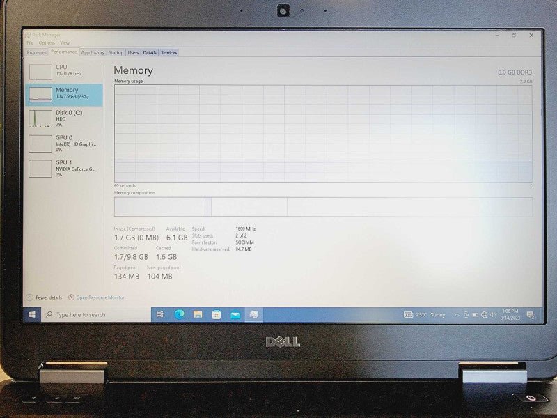 Dell Latitude E5440 Core i7-4600 @ 2.1GHz 8GB DDR3 500GB HDD GT720M 2GB
