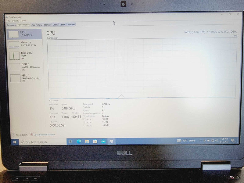 Dell Latitude E5440 Core i7-4600 @ 2.1GHz 8GB DDR3 500GB HDD GT720M 2GB