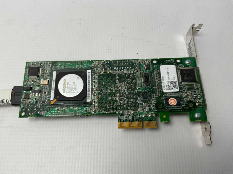 Adaptec ASR-3405 128MB 4 Port PCIe SATA RAID Controller with cables  -