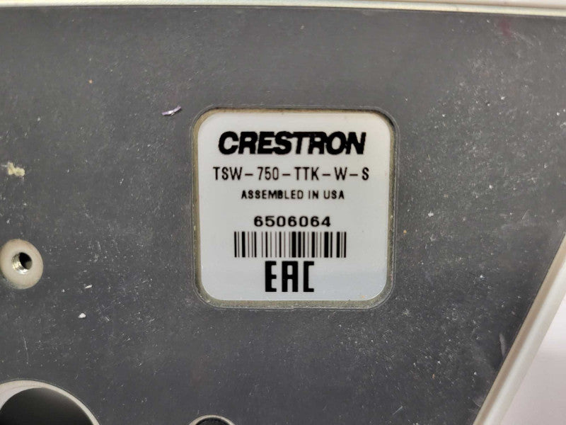 Crestron TSW-750-W-S Wall Mount Touchscreen - White $