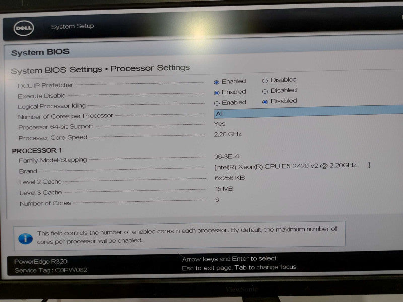 Dell Poweredge R320 Xeon E5-2420 V2 @ 2.20ghz / 48gb ram / H310 mini raid #