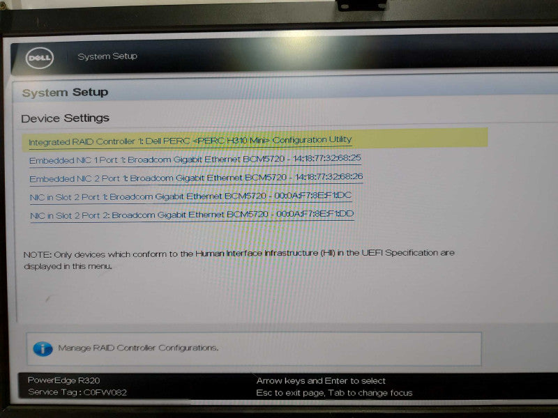 Dell Poweredge R320 Xeon E5-2420 V2 @ 2.20ghz / 48gb ram / H310 mini raid #