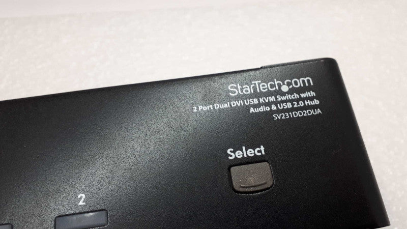 StarTech.com 2 Port  Dual Monitor KVM Switch USB with Audio SV231DD2DUA &