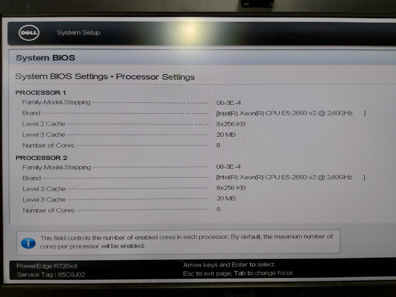 Dell Poweredge R720xd 2x Xeon E5-2650 V2 @ 2.60ghz / 96gb ram / H710P Mini #