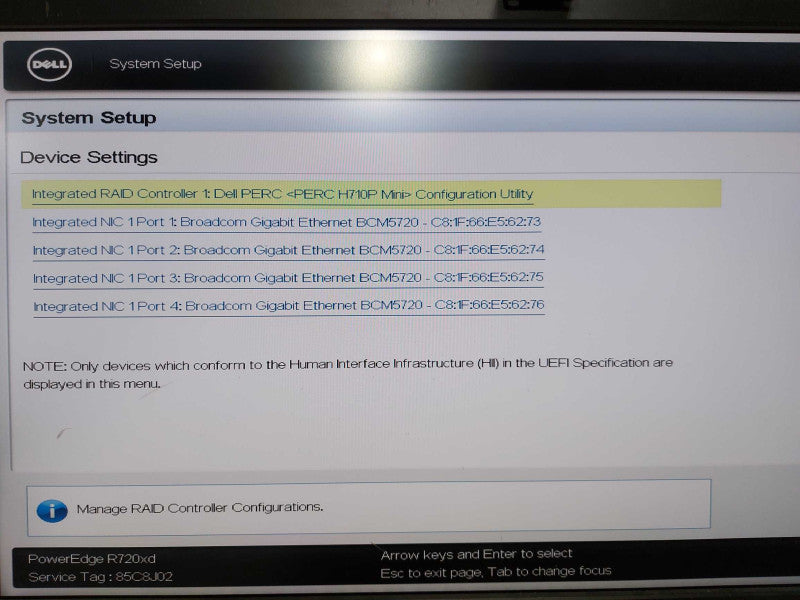 Dell Poweredge R720xd 2x Xeon E5-2650 V2 @ 2.60ghz / 96gb ram / H710P Mini #