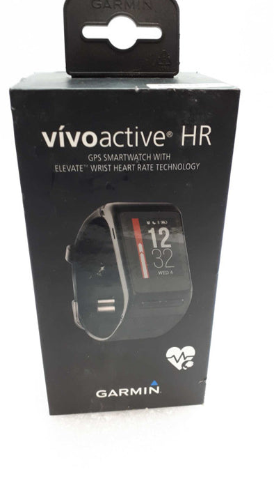 Garmin Vivo active HR Heart Rate Monitor GPS Smart Watch - Black &