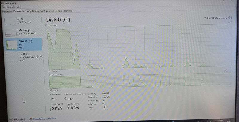 Dell E7450 14\\" Core i5-5300U @ 2.30GHz 8GB Ram 500GB HDD Win 10 + Adapter