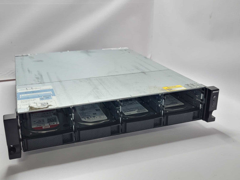 QNAP TS-1263U-RP QNAP 12 BAY NAS With 4x 2TB HDDs _