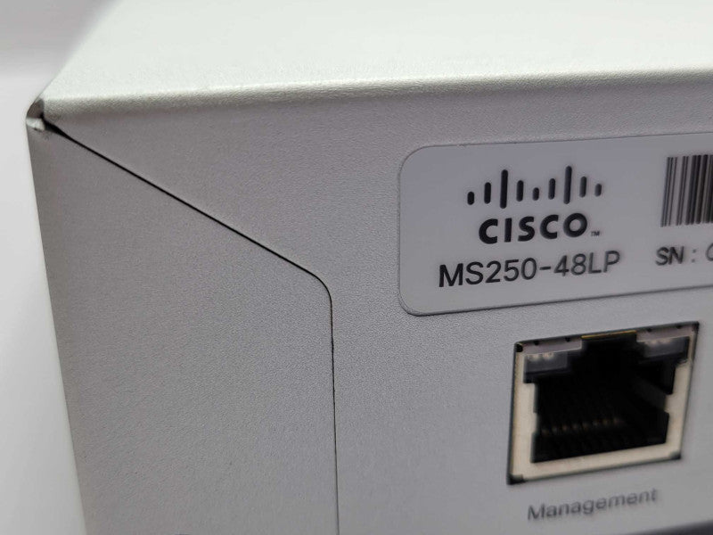 Cisco Meraki MS250-48LP Cloud Managed Ethernet Switch 1x PSU CLAIMED, READ _