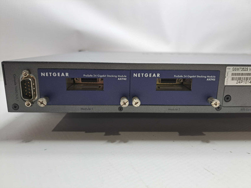 Netgear ProSafe GSM7352S V2 48 Port Gigabit Switch w/ 10G SFP UpLink  Q)