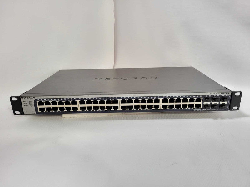 Netgear ProSafe 48 Port Gigabit Stackable Smart Switch 4 SFP Uplinks GS752TS  $
