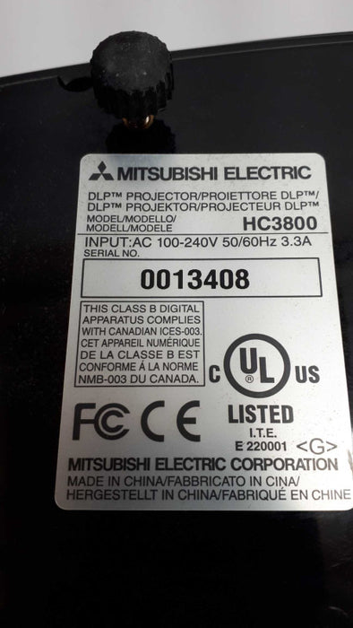 Mitsubishi HC3800 Home Projector 1080p &