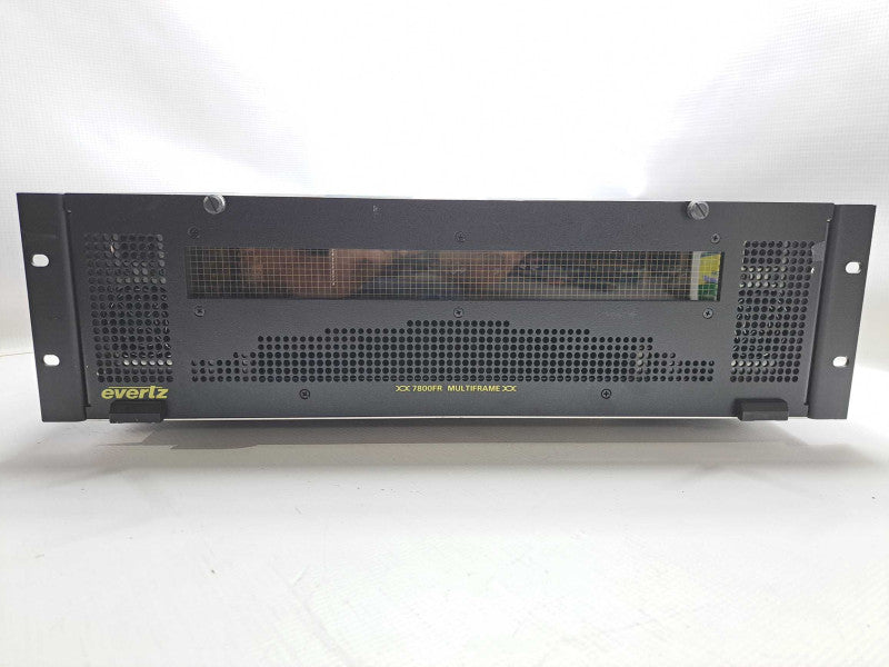 Evertz 7800FR 15-Slot MultiFrame With 4x Modules & 2x PSU *Read Module Info* )