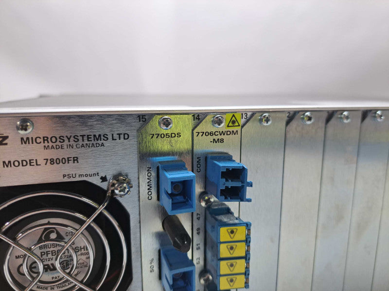 Evertz 7800FR 15-Slot MultiFrame With 4x Modules & 2x PSU *Read Module Info* )