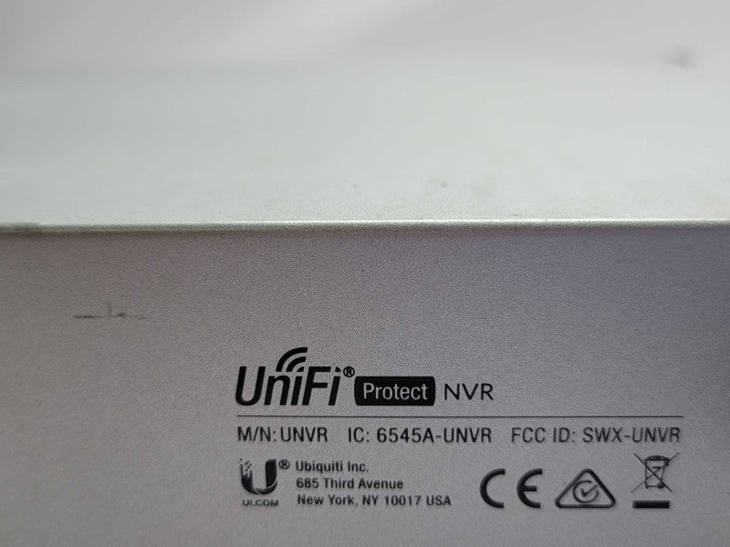 Ubiquiti UniFi Protect NVR Network Video Recorder -UNVR 4x 2TB HDDs, READ _