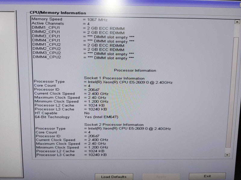 Dell Precision T5600 2x Xeon E5-2609 @ 2.40ghz / 8gb ram / READ #