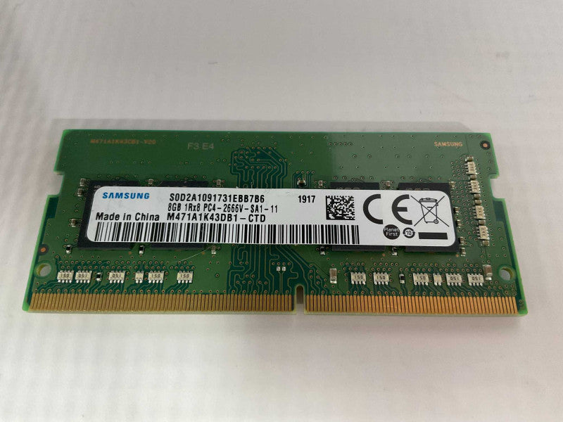 Samsung 8GB 1Rx8 PC4-2666V-SA1-11 DDR4 laptop memory  -