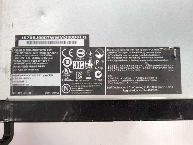 Lenovo PX4-300R Network Storage No HDD 3.5\\" $