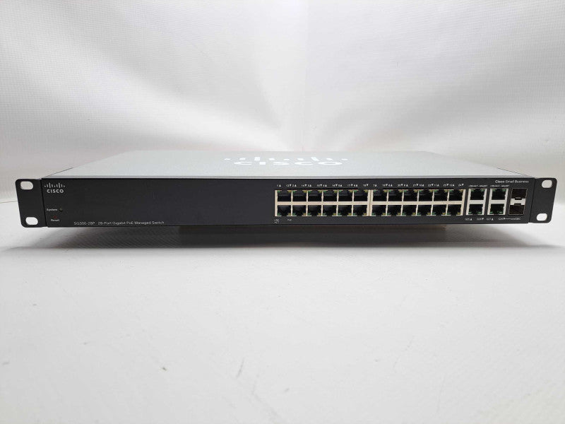 Cisco SG300-28P 28-Port Gigabit PoE Managed Switch )