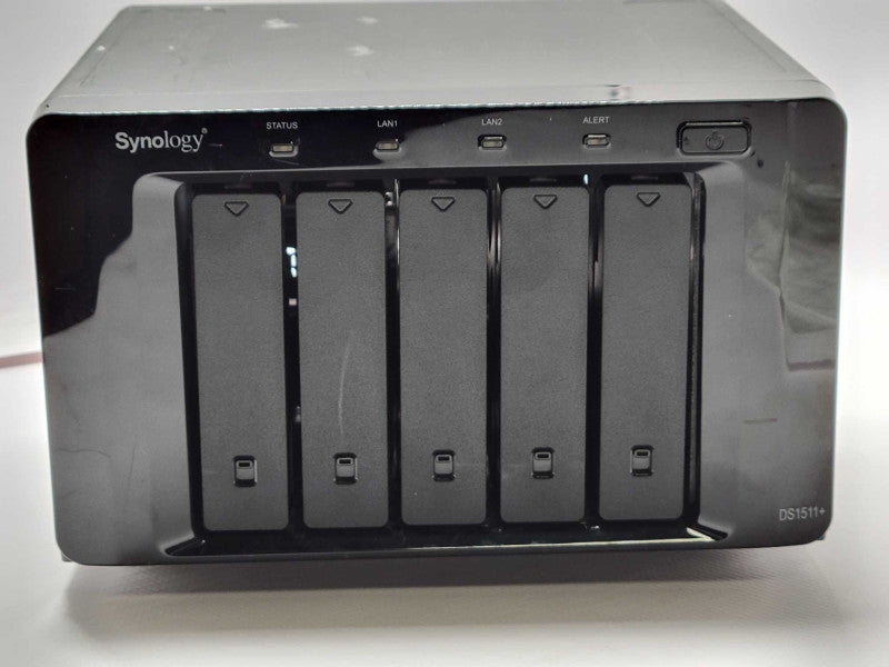 Synology DS1511+ DiskStation 5-Drive Bay NAS w/ 5x HDD Trays, READ _