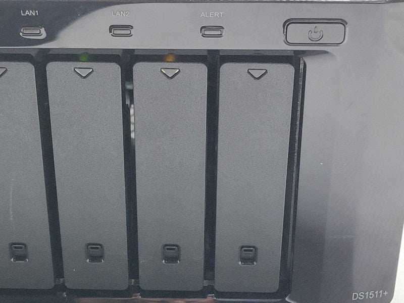 Synology DS1511+ DiskStation 5-Drive Bay NAS w/ 5x HDD Trays, READ _