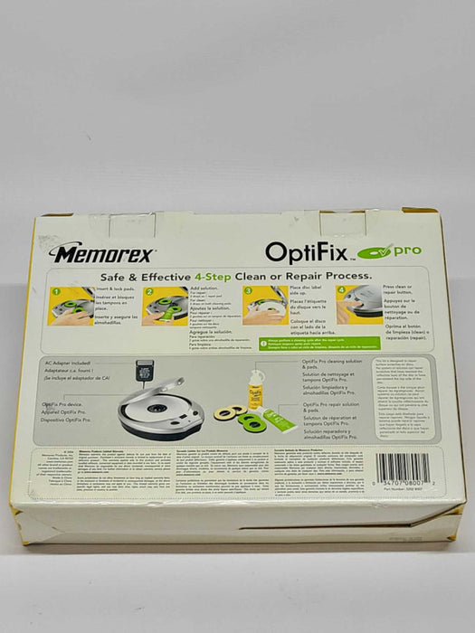 Memorex OptiFix Pro Motorized Clean Repair System for DISCS