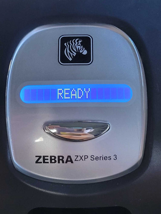 Zebra ZXP Series 3 Dual Sided ID Card Printer USB Ethernet | No AC Adapter Q