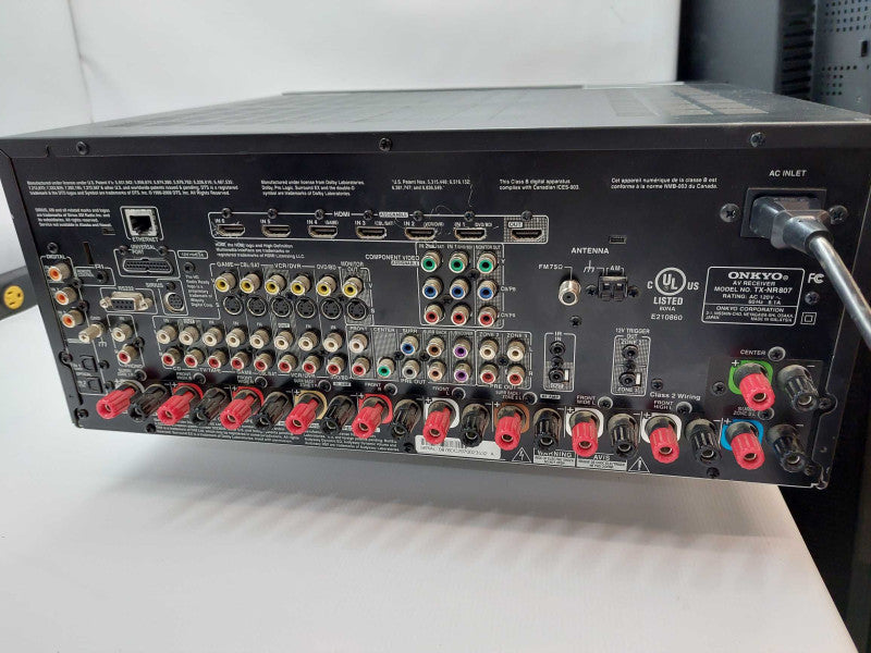 Onkyo AV Receiver Model: TX-NR807